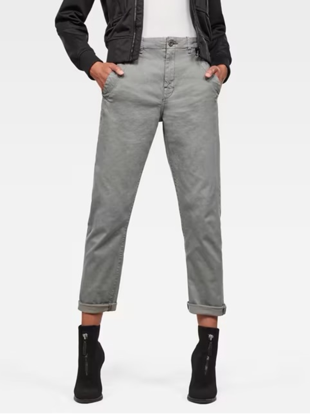 Page Boyfriend Chino Grey